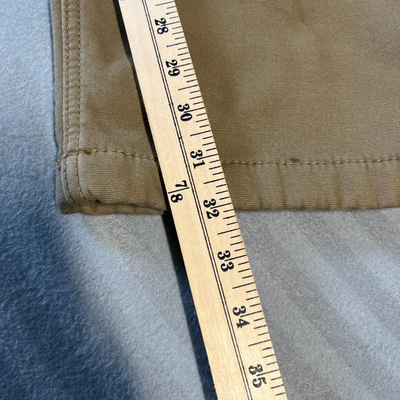 Caterpillar Pants Mens 38x32 Tan Lined Workwear Fleece Winter Heavy Duty CAT - Picture 9 of 13